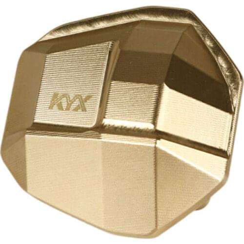 KYX Racing Brass Front Rear Axles Differential Cover Diff Cover Upgrades Parts for 1/10 RC Crawler Car Axial RBX10 RYFT