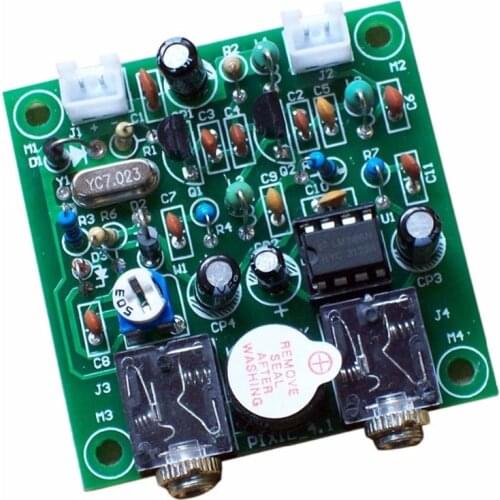 HAM RADIO 40M CW Shortwave QRP Pixie Transmitter Receiver 7.023MHz-7.026MHz DIY