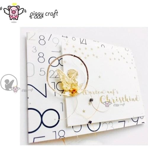 Piggy Craft metal cutting dies cut die mold Angel wings boy ring Scrapbook paper craft knife mould blade punch stencils dies