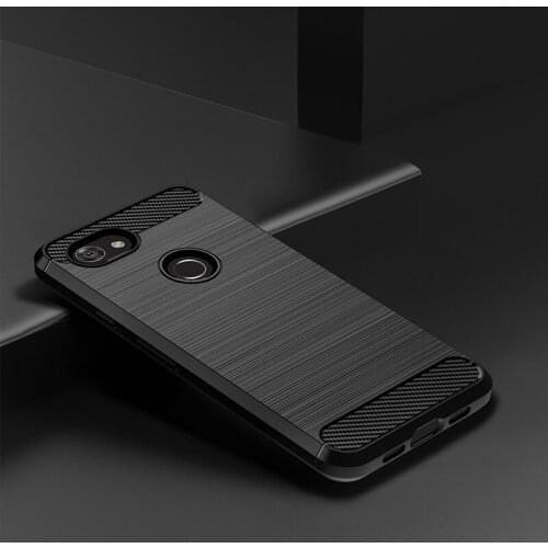 For Google Pixel 3a XL Case Soft Silicone Brushed Carbon Fiber For Google Pixel 3a 2019 Rugged Armor Phone Cases 3 XL Cover