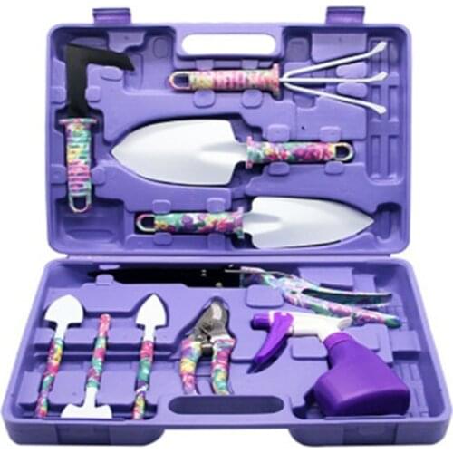 5/10PCS Garden Tool Set Shovel Spade Scissors Water Spray Set Non-slip Handle Garden Hand Tools Gifts Weeding Digging Gardening