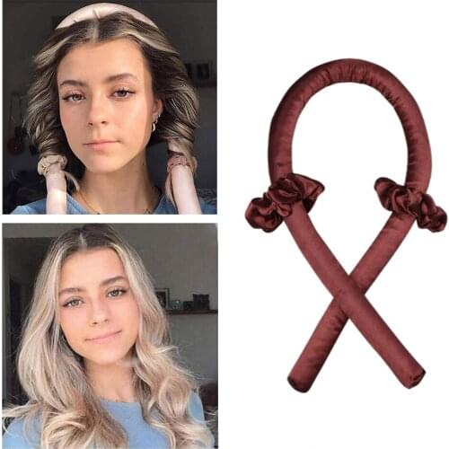 Heatless Curling Rod Headband, Ribbon Hair Rollers, Say Goodbye to Breaks and Split Ends, Say Hello to Healthy Hair