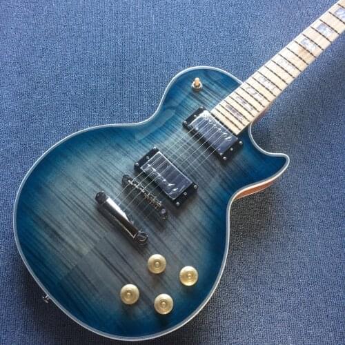 OEM 6-string electric guitar, Maple fingerboard, tiger Flame Maple top, free delivery