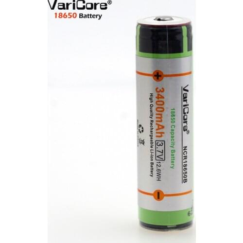VariCore Original protected 18650 3.7V 3400mAh rechargeable battery for batteries NCR18650B Industrial use