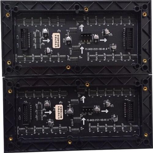 192*96mm Full Color Indoor Module P3 SMD 64*32pixels RGB 1/16Scan For led Video Wall Panel