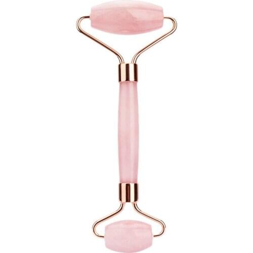 Rose Quartz Natural Jade Face Roller Anti Aging Jade Stone Massager for Face & Eye Massage