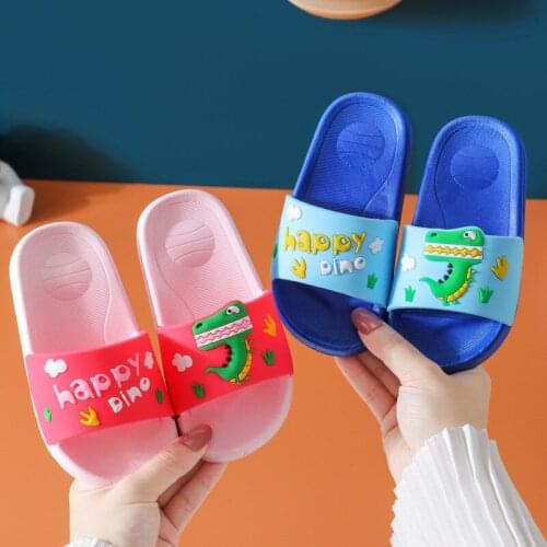 Childrens Slippers Summer Boys Indoor Home Anti-slip Soft Bottom Cute Cartoon Girl Family Baby Child Sandals