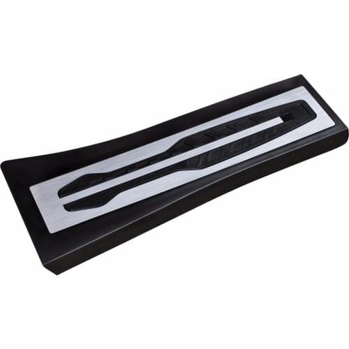 Steel Footrest Cover For BMW X5 X6 F15 F16 F85 F86 Dead Pedal Pad Accessories