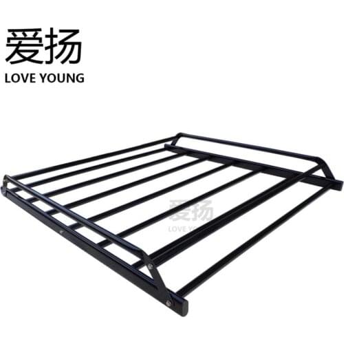 Universal Quality Steel Simple Roof Cargo Rack Carrier Black Car Rack Basket