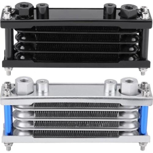 Universal Motorcycle Engine Oil Cooler Cooling Radiator for Motorbike Dirt Bike 50CC-200CC Car Accessories