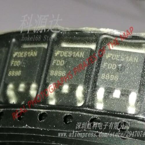 10pcs/lot FDD8896 TO-252 8896 Original In Stock