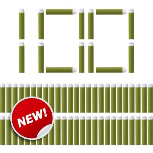 100PCS Darts For Nerf HALO Soft Hollow Hole Head 7.2cm Refill Darts Toy Gun Bullets for Nerf Series Blasters Xmas