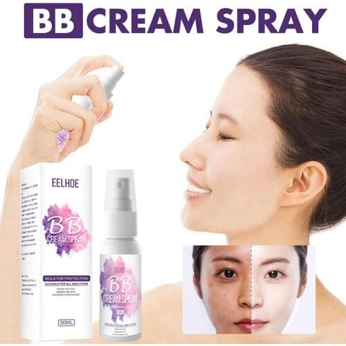 30ml BB Cream Spray Lasting Moisturizing No Stimulation Increase Gloss Foundation Natural Brightening Makeup Skin Care Products