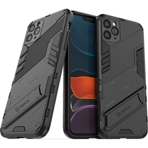 Phone Holder Case For iPhone 11 Pro Max Case Bumper Hard Armor Full Cover For iPhone 11 Pro Max Case For iPhone 11 Pro Max 6.5"