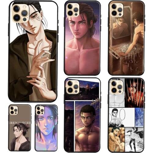Eren Yeager Attack on Titan Season 4 For iPhone 12 Pro Max mini Case For iPhone 11 Pro Max XS X XR SE 2020 6S 7 8 Plus Cover