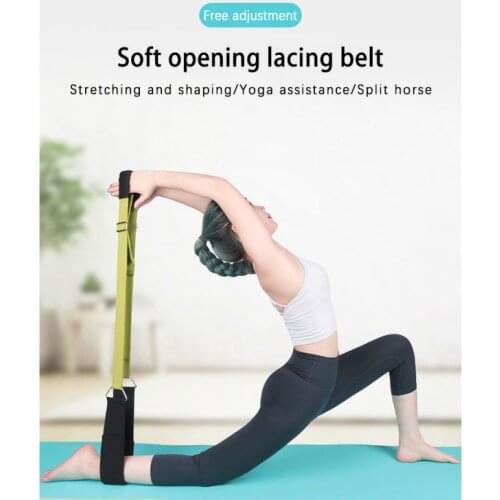 Leg Stretcher Band Flexibility Trainer Strap Splits Trainer For Dance Ballet Yoga Gymnastics Training Tensile Stretching Shaping