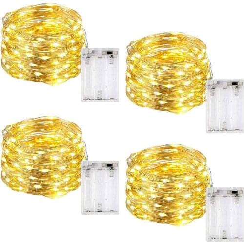 Fairy Lights Battery Operated 100LED String Lights USB Control Timer Twinkle String Lights Firefly Lights String Waterproof