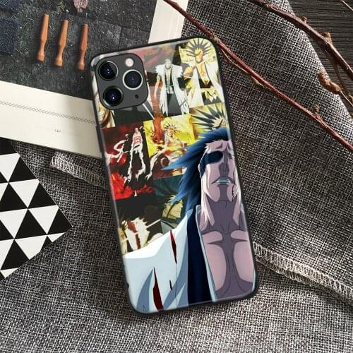 Kenpachi Zaraki Bleach Anime Soft Silicone Glass Phone Case for IPhone SE 6s 7 8 Plus X Xr Xs 11 12 Mini Pro Max Samsung Redmi