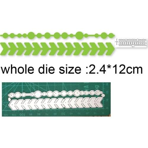 Customized dies Lace Edge Border Metal Cutting Dies Stencils For Scrapbooking dies Album Cards Making Decoration Embossing Dies