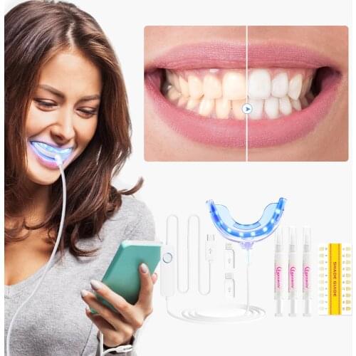 Luxsmile Teeth Whitening Blu-ray Set Personal Oral Care Dental Equipment Light Household Smart LED Portable USB Charging Kit