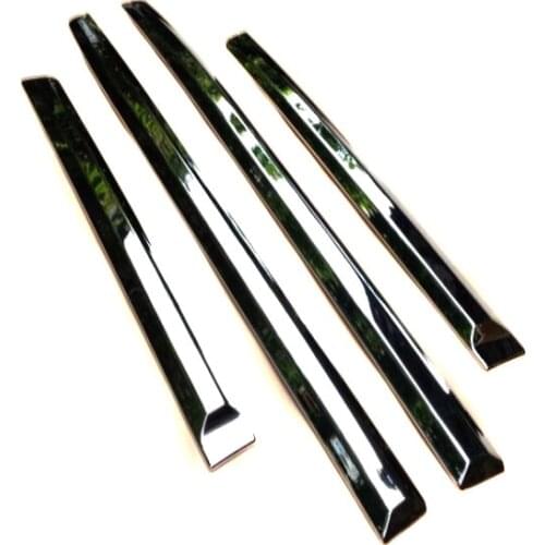 For Chevrolet Trax 2014 2015 2016 car styling cover ABS chrome Side Door Body trim stick Strip Molding Streamer lamp panel 4pcs