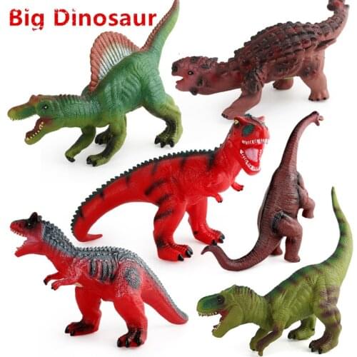 New Big Tyrannosaurus Dinosaur Model Washable Toy Sounding Dinosaur Soft Rubber Filling Stuffed Animals ToysBoys Gift