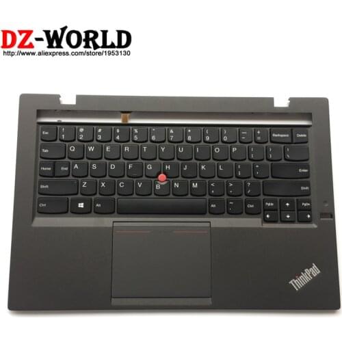 New/Orig US Backlit Keyboard for Lenovo Thinkpad X1 Carbon 2nd 20A7 20A8 with Palmrest Bezel Touchpad 04X5570 04X6525 0C45069