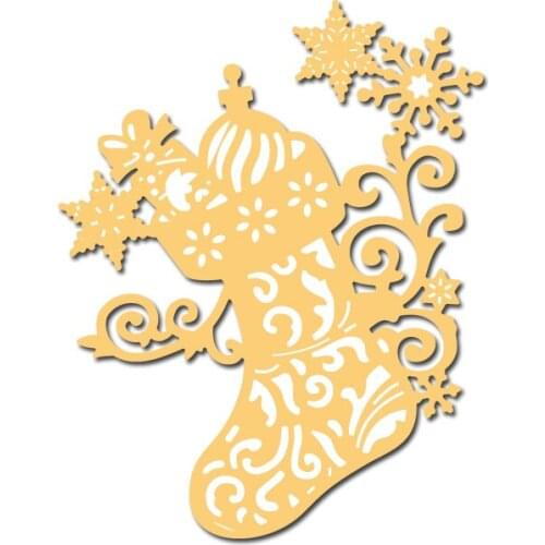 Christmas stocking Dies Cutting Metal Cutting for DIY Scrapbooking Craft Card Embossing Die Cut New Template