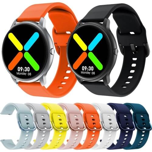 New 22mm Sport Silicone Replaceable strap for imilab kw66 Watch band Replace Accessories Bracelet Watchbands Correa
