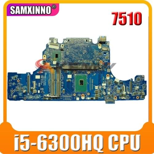 Original Laptop motherboard For DELL Precision 7510 Core SR2FP Mainboard CN-0Y4C16 0Y4C16 LA-C541P i5-6300HQ