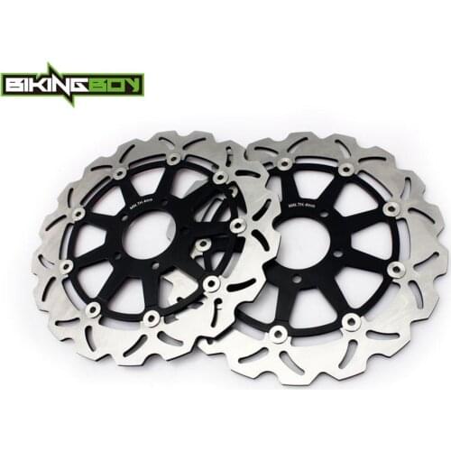 BIKINGBOY Front Brake Disks Discs Rotors For TL 1000 R 98 99 00 01 02 03 TL1000S 97-01 GSX1300R Hayabusa 1999-2007 06 05 04