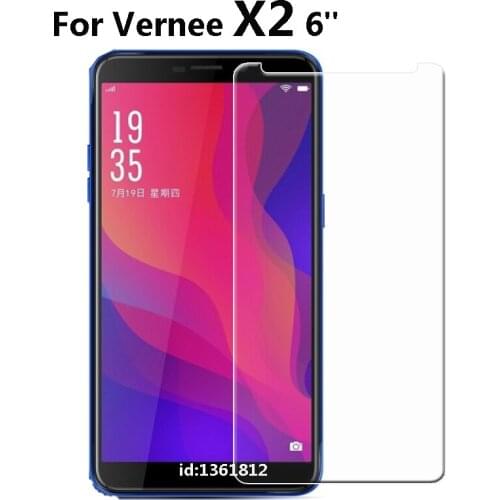 For Vernee X2 Smartphone Glass High Quality Protective Transparent Film Vernee X 2 Screen Protector For Vernee X2 Glass 6"