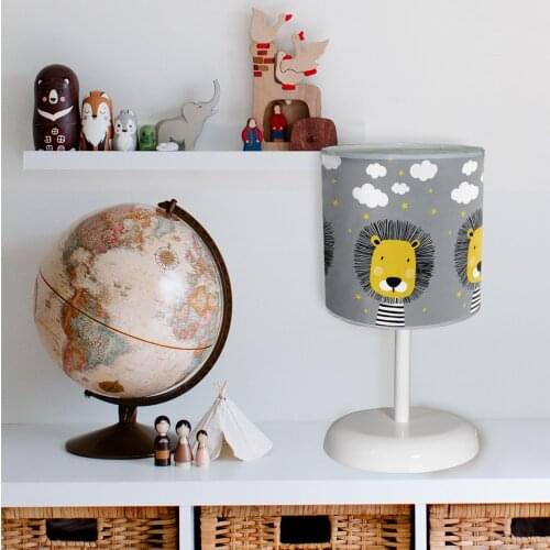 Car Pattern Children 'S Room Night light Table Top Lamps Lighting lampshade Star Cloud Educational Lighting