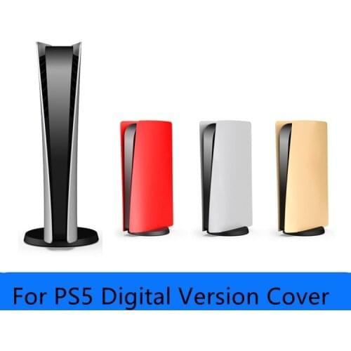 Host Protection Shell Skin Case Cover Replacement Panel for PS5 Digital Version Host Machine Outer Skin Console Game Accessories