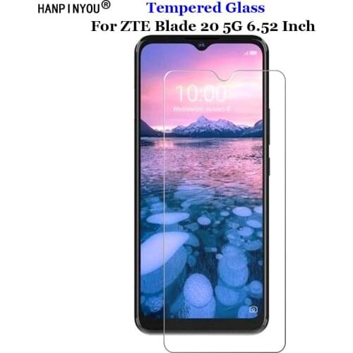 For ZTE Blade 20 5G (not 4G ) 6.52" Clear Tempered Glass 9H 2.5D Premium Screen Protector Protection Film