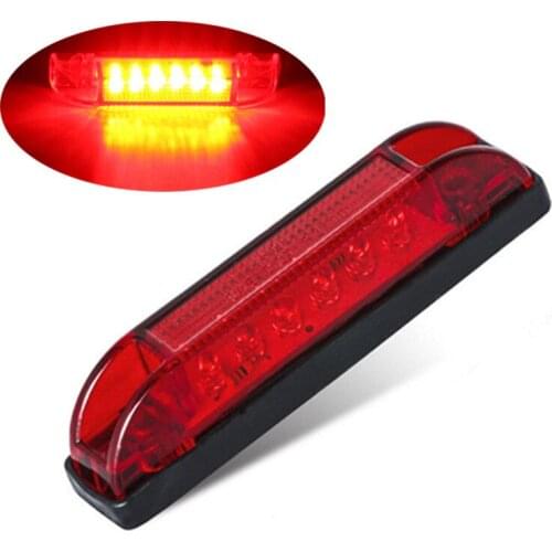 1PCS Red LED Truck Light Side Marker Light LED Trailer Lights Waterproof 12v Trailer Lights Lamp Truck LED Side Lights