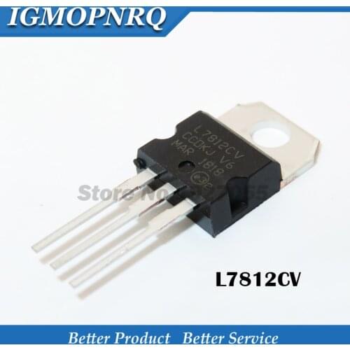 10pcs/L7812CV L7812 TO-220 KA7812 LM7812 TO220 LM7812CT TO-220 L7812 new
