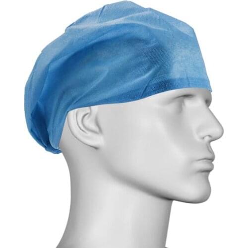 10Pcs Waterproof Dust Free Non-Woven Disposable Elastic Bouffant