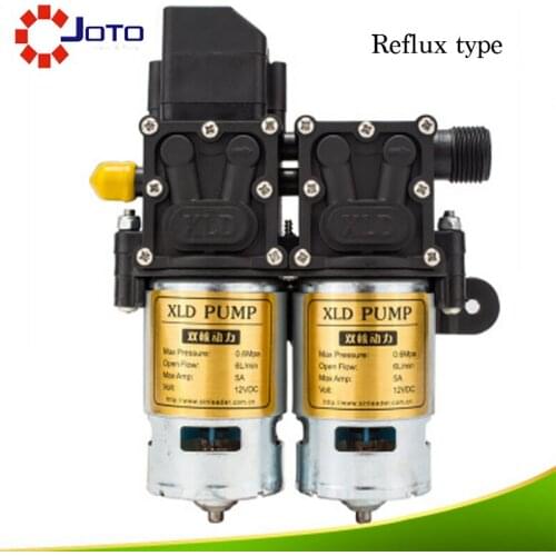 2018 new arrive DC12V 50m Mini Electrical Fruit Tree/pesticide Spraying Pump High Pressure Diaphragm Pump