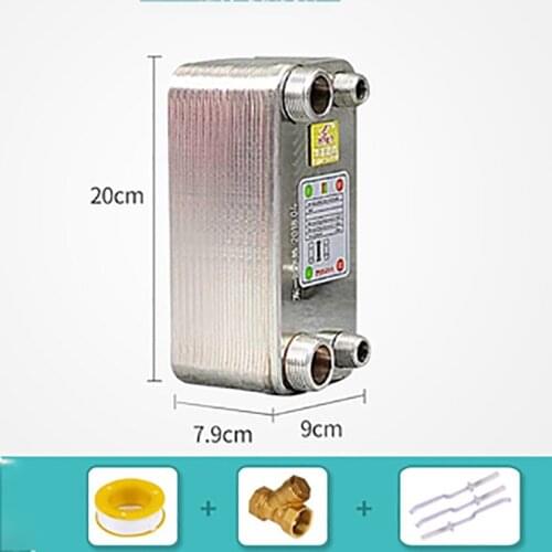 24 Plates brazed plate heat exchanger Beer Wort Chiller Cooler Home Brewing Beer Brazed plate type water heater SUS304