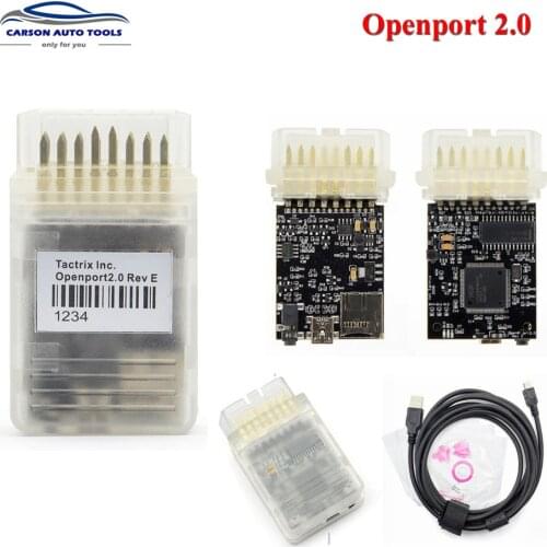 Best Auto ECU Flash OBD2 Scanner Tactrix Openport 2.0 ECUFLASHE Works Multi-Brand Cars Tactrix OPENPORT2.0 OBDII Protocols