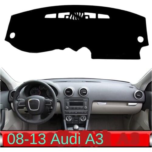 For 08 09 10 11 12 13 old audi A3 instrument panel dark mat Mat Dashboard Audi dashboard sun protection mat