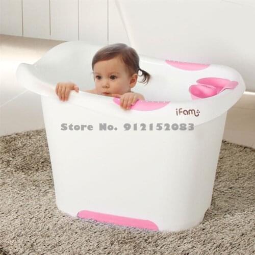 South Korea Imported Ifam Childrens Bath Bucket Baby Baby Warm Bath Tub Childrens Large Sitting And Lying Type