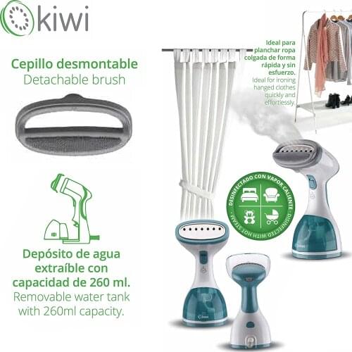 Kiwi KSI-6450 Garment Steamer Handheld Steamer Electric Travel Home Steam Iron Handheld Portable Garment Iron For Clothes