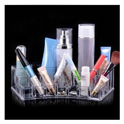 Shop declared good lipstick transparent crystal dressing cosmetic plastic box jewelry box Desktop Storage PACKER Post