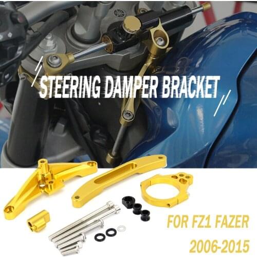 Motorcycle asseccories Steering Damper Stabilizer Mounting Bracket For Yamaha FZ1 FAZER 2006-2015 Handlebar Safety Control new