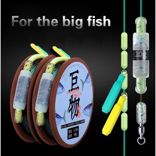 Fishing Line Set Reinforce For Big Fish 4.5/5.4/6.3/7.2/8.1m Manual Binding Scale Lead Outdoor Freshwater