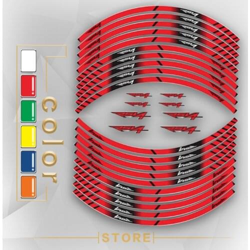 New Motorcycle Tire Reflective stickers inner wheel stripes decoration decals for APRILIA RSV4 rsv4