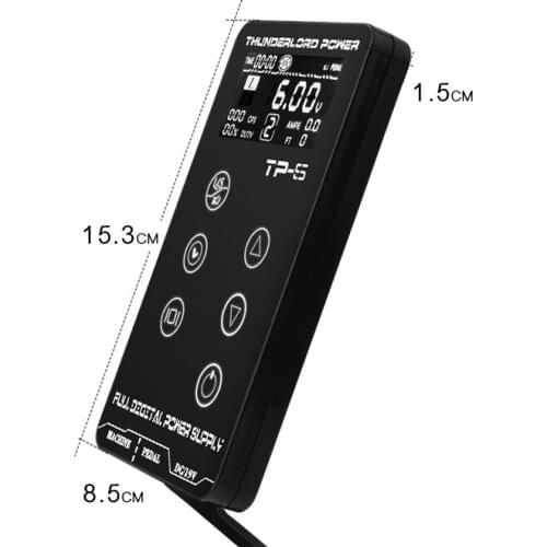 New Accessory Tattoo Machine Tattoo Power Supply HP-2 Upgrade TP-5 Tattoo Regulator Wholesale 1 Set