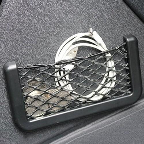 New Car Net Pocket for Phone Multi-function Vehicle Mobile Phone Storage Net Pocket Storage Bag Storage Bag Car Accessories